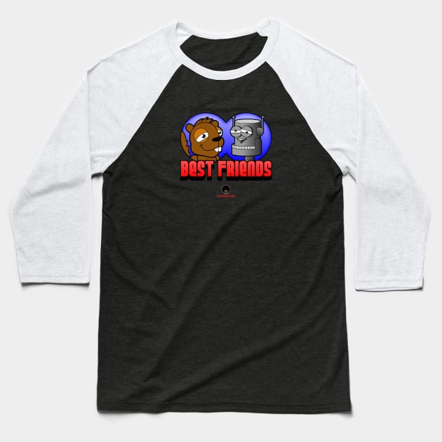 Best Friends Baseball T-Shirt by bloodsuckajones